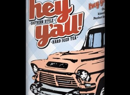 HEY Y'ALL GEORGIA PEACH HARD ICED TEA