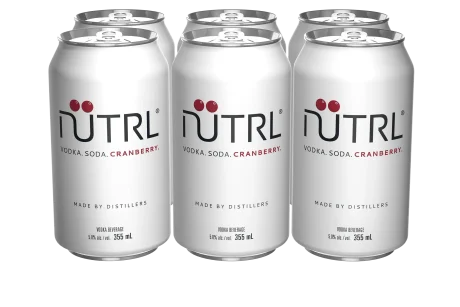 NUTRL VODKA SODA - CRANBERRY 6PK