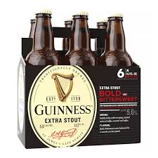 GUINNESS EXTRA STOUT 6BOTT
