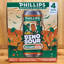 PHILLIPS DINOSOUR ORANGE DREAMSICLE 4PK