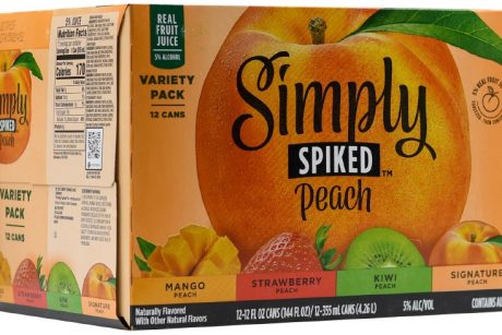 SIMPLY SPIKED PEACH 12 CAN